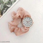 korean style scrunches fancy watch for Queen&princess