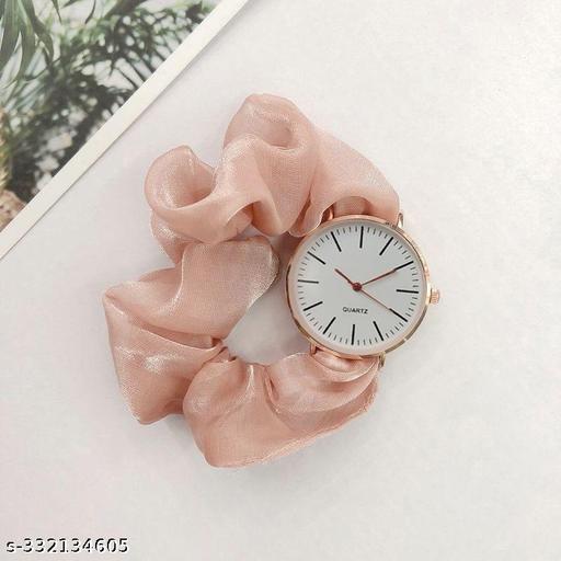 korean style scrunches fancy watch for Queen&princess