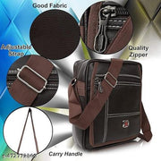 True Indian PU leather sling bag, Cross Body Bag Men’s | Stylish Shoulder Bag Men | Versatile Hand Bag for Men | Ideal for Travel & Office | Sling Bag Mini Passport Shoulder Strap Bag