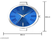 New Fancy Solid Dial Attractive Metal Chain  Analog Watch for Women