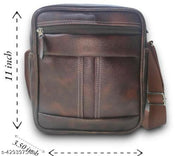 Sling Cross Body Travel Office Business Messenger one Side Shoulder Bag for Men and Women (ark Bro