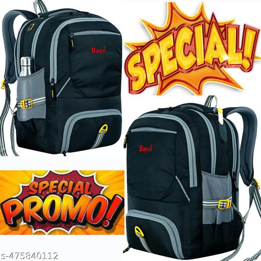 Bayo 2pc 65 Ltr Laptop Backpack For School Collage Office Tuition& Travel Boys Girls Men & women Waterproof Backpack School Bag