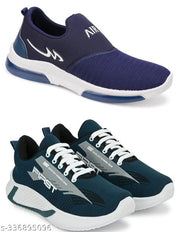 Free Kicks Combo Of 2 Stylish Shoes For Men