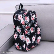Stylish/ trending Girls bag Rose printed 2 compartments Super Quality Zipper bag for collage travel picnic school