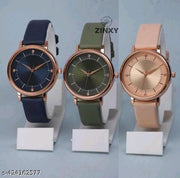 Luxury Pack of 3 Analog Watch for Women