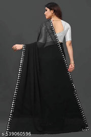 NEW FENCY GEORGETTE CUT WORK SAREE