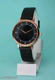 New Antique Designer LEather Strap Analog Watch for Girls and Women