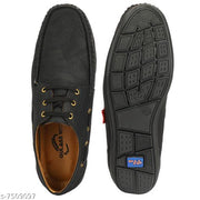 Black Solid   Shoes For Men