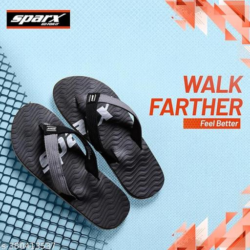 Sparx Slipper SFG-204 Grey Black For Men