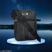 Men Bag Stylish and Latest Sling Bags for Office and Travel Use Black Color Bag