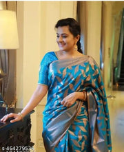 Soft Banarasi Premium Silk Saree new fancy banarasi saree with fancy blouse piece