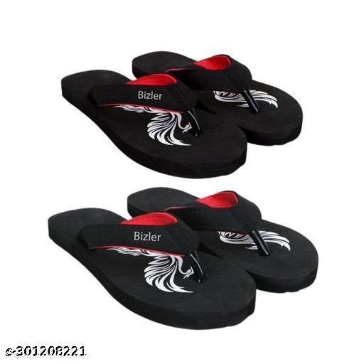BIZLER slippers for women, women slipper, ladies slippers, slipper, women slippers ladies, slippers Pack of 2 Doctor Recommended Comfortable Flipflop/slipper for Women/Girls