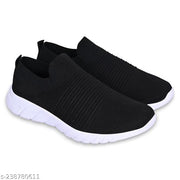 Sports Running, Walking & Gym with Casual Lace-Up Shoes for Men's & Boy's (Black)