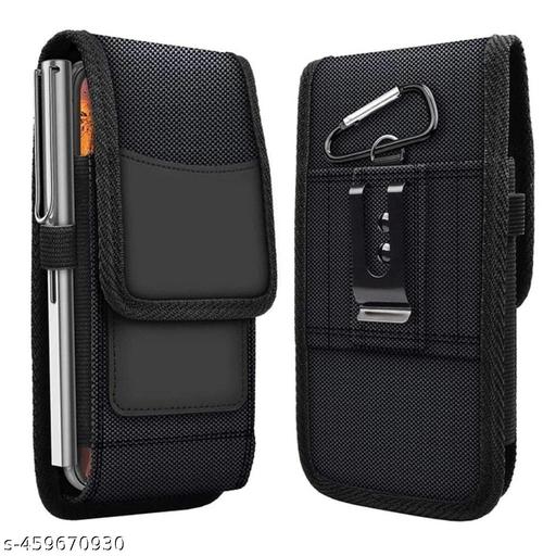Mobile Pouch for Men, Mobile Bag Waist Pouch Belt Mobile Pouch Phone Case Mobile Belt Pouches for Xiaomi Redmi Samsung iPhone(6.8'' Black)