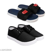 Bersache Chappal for Kids | New fashion latest design casual,slides,water proof, slippers for Boys stylish | Perfect Filp-Flops for daily wear walking Slippers Pack of 2'Combo(MM)-1683-1155