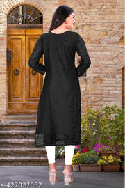 Stylish Party Wear Net Kurti for Women