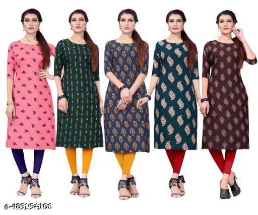 Polyster/Crepe fabric-Sensational Kurtis