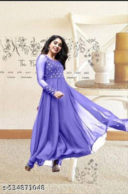 New Georgette Plain Kurta Collaction