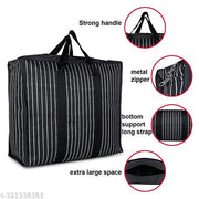 Carry Bags For Multipurpose And Attractive Reusable Bags ( Pack of 4 / Medium)
