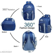 SKY SCRIPT 65L Polyester Travel Duffle Bags/Daffal Bags/Travel Bags/Travelling Bags with Combo of 33L Waterproof Backpack Bag for School/College/Travel /Offices /Boys /Girls and Teens.