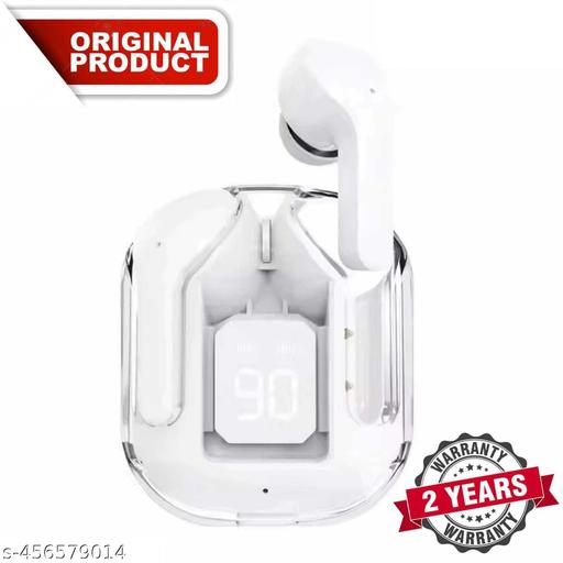 TWS Ultrapod,Bluetooth Earpod True Wireless Bluetooth Headphone, TWS Earphone, Bluetooth Earphone, Best Quality Wireless Bluetooth Headphones, 10mm HD Drivers, Sweat Proof - (White)