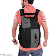 Medium 25 L Laptop Backpack Light Weight High Quality Backpack For School College And Office (Black, Grey)