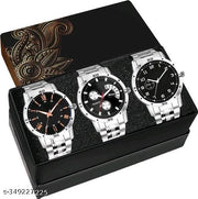 New style designer combo of 3 watches analog watch for boys & mens