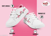 Kats Sports Casual Girls Partywear Laceup Shoes-White