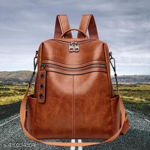 MomsyStore Leather Backpacks For Girls And Women