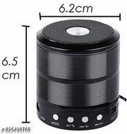 Bluetooth Speaker WS-887 with FM Radio, Memory Card Slot, USB Pen Drive Slot & Compatible with All Device (Color Black)