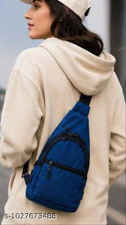 Premium Blue Crossbody Sling Bag for Men & Women