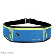 Running Waist Bag for Men & Women | Slim Waterproof Sports Belt with Dual Zipper Pockets, Reflective Strip & Adjustable Strap for Gym, Jogging, Cycling & Travel