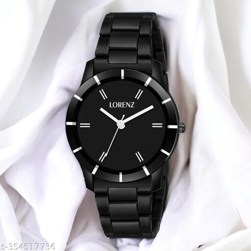 Lorenz Black Dial Watch for Women AS-66A