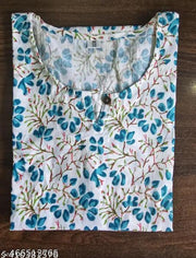 100% COTTON Short Kurti For Women&Girl's