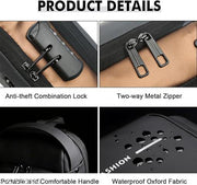 WomenBuzz Multifunction  Unisex Sling Bag , USB Charging Sport Sling Shoulder Bags,Crossbody Bag For Walking, Gym, Sport, Hiking, Cycling, Travel