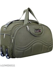 55 L Strolley Duffel Bag - 55 L DUFFLE BAGS HEAVY PREMIUM QUALITY TRAVEL LUGGAGE MEN WOMEN TRAVELLING AIR -- Regular Capacity