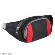 ZnW Stylish Polyester Waist Bag for Men Belt Pouch Bag Unisex Waist Bag
