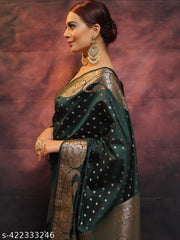 Unique Soft Silk Saree With Wonderful Blouse Piece