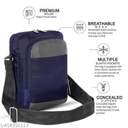 Unisex Sling Bag | Cross Body Multipurpose Hand Bag | Sling Bag For Men & Women | Slim Bag for Office, Cash, Business Collection, Travelling | Sling Bag (Pack of 1)