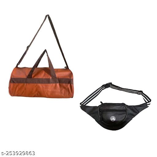 Gym bag and waist bag combo