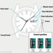 Lorenz Brown Dial & Brown Leather Strap Watch for Men & Boys |MK-407R