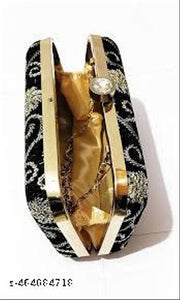 Embroidery bridal clutch