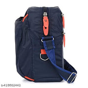 Nylon Unisex Sling bag Cross Body Multipurpose Hand Bag For Men & Women (Navy Blue)
