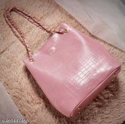 Women & Girls Pink Shoulder Bag | Unique Designed And Trending Hand Bags | Fasionable Stylish Ladies Bag.