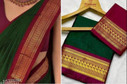 Cotton Silk Saree With Blouse Piece