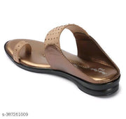 SGR-Unique Graceful Women Latest Trendy Women Heel Fashionable Modern Copper Flats Women Unique Dally Us
