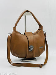 Versatile Shoulder Bag | hobo shoulder bag | soft bag|spacious bag | 3 big compartments | evryday women use | handbag and purses|pu leather | leather bag | big bag | rough use