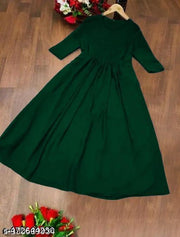 Fancy long flair anarkali type kurti