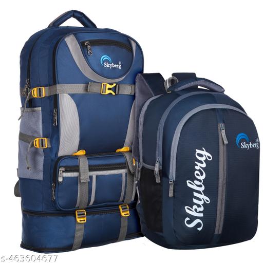 50L Rucksack & 30L Backpack Combo - Ideal for Travel, Hiking, and Daily Use