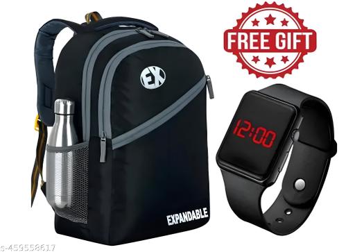 Backpack With Watch